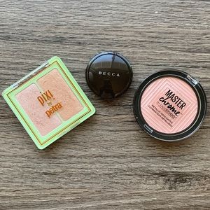 Highlighter Bundle: Pixi, BECCA, Maybelline